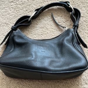 dooney & bourke hobo bag black leather